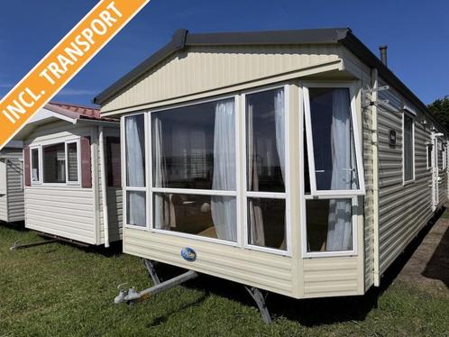 Atlas winterhard chalet met CV, 2 badkamers en 2 slaapkamers, Caravans en Kamperen, Stacaravans