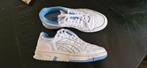 Sneakers ASICS maat 42.5 wit lichtblauw zgan, Kleding | Heren, Schoenen, Ophalen of Verzenden, Zo goed als nieuw, Wit