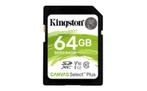 Kingston Canvas select Plus 64GB SDXC, Audio, Tv en Foto, Fotografie | Geheugenkaarten, Sales@kingston.com, Kingston, Nieuw, Ophalen of Verzenden