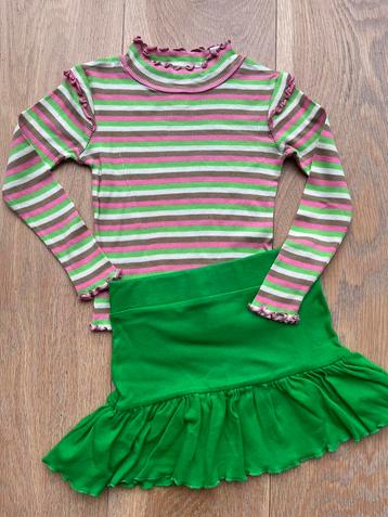 Set shirt Scotch&Soda rok Duns mt 104 als nieuw!! beschikbaar voor biedingen