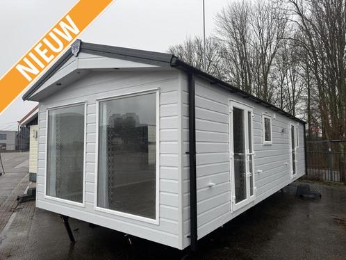 Nordtica Chalet 10 x 3.70 m Nieuw CV, Caravans en Kamperen, Stacaravans, tot en met 4