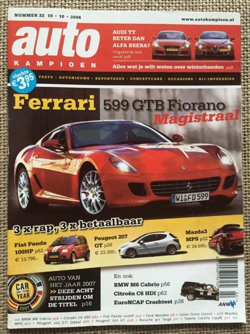AK: Peugeot 205 GTI 1.9, Lexus IS200, Audi TT, Alfa Brera, Boeken, Auto's | Folders en Tijdschriften, Zo goed als nieuw, Algemeen