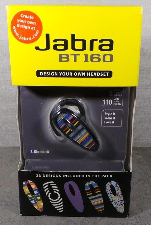 Jabra BT 160 - Bluetooth Headset - NIEUW, Telecommunicatie, Mobiele telefoons | Oordopjes, Nieuw, In oorschelp (earbud), Bluetooth