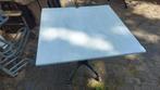 Oude tuintafel IZGST hardhout massief metaal tuin terras, Ophalen