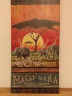 Mooie kleurrijke print op canvas doek, Huis en Inrichting, Woonaccessoires | Schilderijen, Tekeningen en Foto's, Ophalen, Minder dan 50 cm