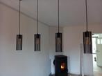 Moderne zwartdraads hanglamp met 4 lampen merk Balenco Wazo, Ophalen of Verzenden, Zo goed als nieuw, Metaal, 50 tot 75 cm