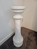 Witte Zuil / Pilaar - 80cm Hoog, Huis en Inrichting, Woonaccessoires | Zuilen en Pilaren, Ophalen of Verzenden