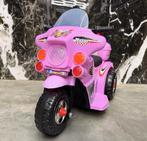 Politiemotor 6v roze Sirene - Verlichting - geluidjes - Lede, Ophalen of Verzenden, Nieuw