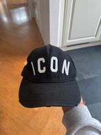 Dsquared2 cap icon black, Kleding | Heren, Ophalen of Verzenden, Zo goed als nieuw, One size fits all