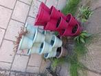Bloempotten, Tuin en Terras, Bloempotten, Rond, Ophalen of Verzenden, Aardewerk, Minder dan 40 cm