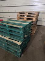 3 pallets europallet formaat en 4 blokpallets, Ophalen of Verzenden, Overige houtsoorten, Minder dan 200 cm, Pallet
