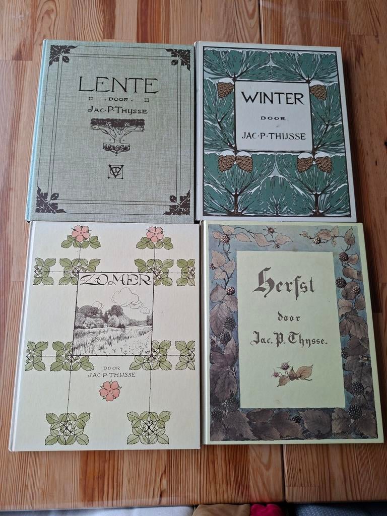 Jac.P. Thijsse - Facsimile editie herfst zomer winter lente, Zo goed als nieuw, Natuurwetenschap, Jac.P. Thijsse, Ophalen