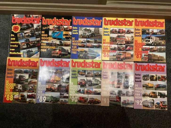 Truckstar fotojaarboeken, Boeken, Vervoer en Transport, Zo goed als nieuw, Vrachtwagen, Ophalen of Verzenden