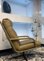 SALE Leolux Kudo draaifauteuil +hocker NEW €4585,-, Ophalen, Nieuw, 75 tot 100 cm