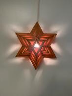 Houten kerstster-adventster; sfeerverlichting, Ophalen of Verzenden, Zo goed als nieuw