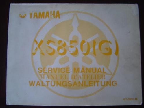 Yamaha XS850 G 1979 / 1980 motorcycle service manual XS 850, Motoren, Handleidingen en Instructieboekjes, Yamaha, Ophalen of Verzenden