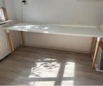 Ikea Linnmon Bureau blad 200x60 + Hilver Poten, Huis en Inrichting, Bureaus, Ophalen, Gebruikt, Bureau