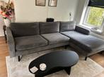 Hoekbank met chaise longue rechts - Rib Vergrijsd Groen, Huis en Inrichting, Banken | Sofa's en Chaises Longues, Ophalen, 250 tot 300 cm
