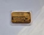 Gouden  umicore 10 gram  baar, Ophalen of Verzenden, Goud