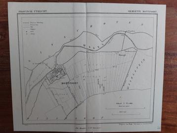 13 / Gemeente Monfoort Heeswijk Litho uit 1867 van J. Kuyper beschikbaar voor biedingen