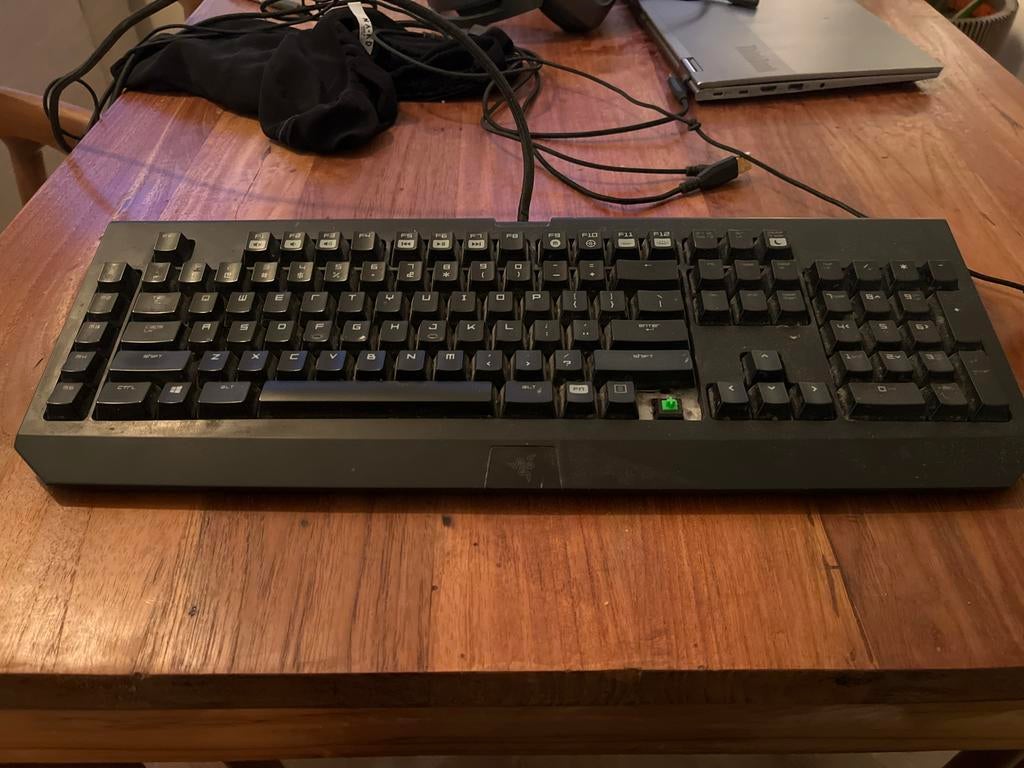 Razer Blackwidow Chroma & Deathadder Elite Gaming Set, Computers en Software, Toetsenborden, Gebruikt, Toetsenbord en muis-set
