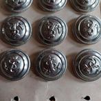 Vintage. 15 zilverkleurige metalen knopen met anker., Hobby en Vrije tijd, Naaien en Fournituren, Ophalen of Verzenden, Nieuw