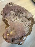 Roze amethist tafel 28 kg, Verzamelen, Mineralen en Fossielen, Ophalen, Mineraal