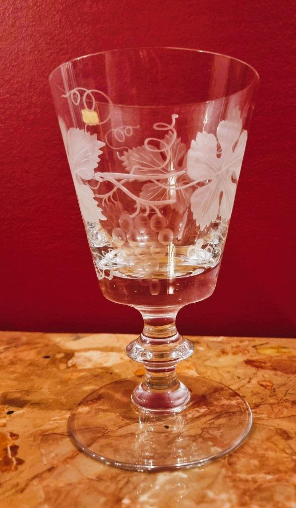 Balusterglas Val S.L. kelkglas, huwelijksglas, , wijnglas., Antiek en Kunst, Antiek | Glas en Kristal, Ophalen of Verzenden