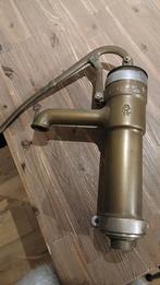 Oude koperen waterpomp, Ophalen, Gebruikt