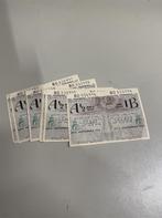 benzine bonnen - Vintage Motor Fuel Ration petrol coupons X1, Postzegels en Munten, Aandelen en Waardepapieren, Ophalen of Verzenden