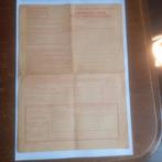 Aanvraag voor extra textielgoederen  distributiedienst  wo2, Ophalen of Verzenden, Overige soorten, Nederland