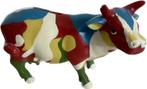 Spaarpot koe. Primaire kleuren. Lijkt op cow parade., Verzamelen, Spaarpotten, Nieuw, Kunststof, Ophalen of Verzenden, Dier