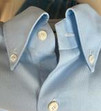 Finamore shirt lichtblauw mt 42, Finamore, Blauw, Ophalen of Verzenden, Zo goed als nieuw