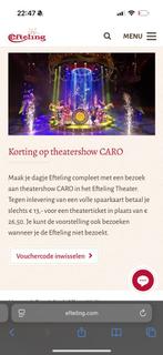 Efteling 22x AH SPAARKAART 10 euro, Drie personen of meer