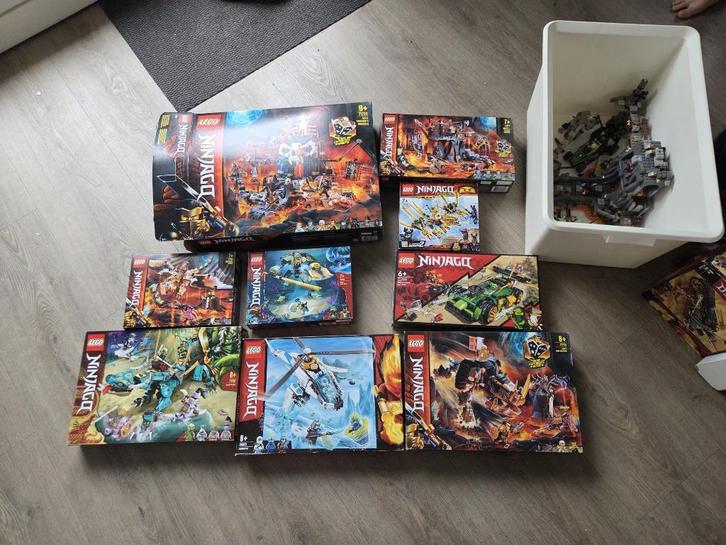 Lego Ninjago (9 dozen ws compleet), Kinderen en Baby's, Speelgoed | Duplo en Lego, Zo goed als nieuw, Lego, Complete set, Ophalen