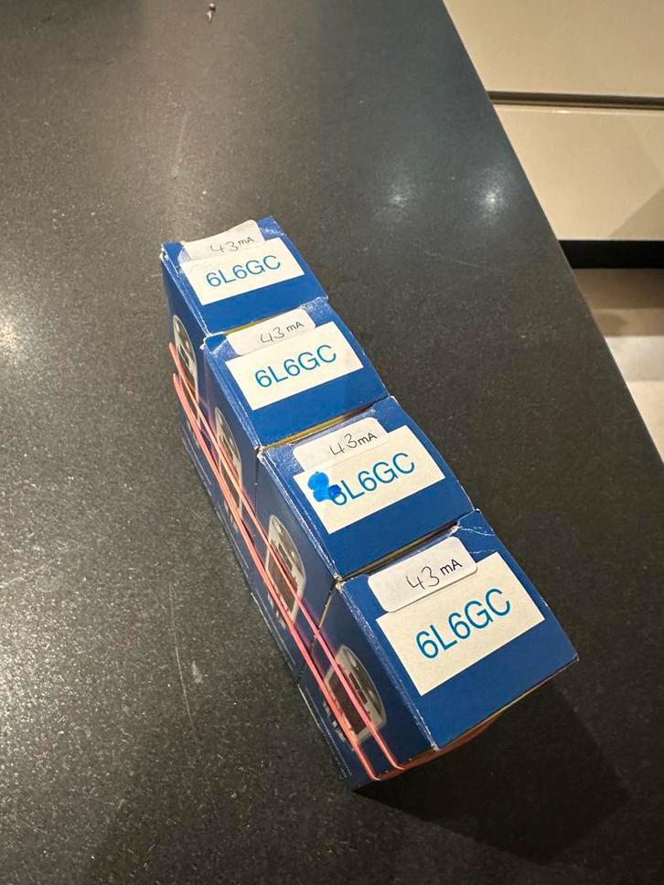 JJ 6L6 GC MATCHED quarted, Muziek en Instrumenten, Versterkers | Bas en Gitaar, Nieuw, Minder dan 50 watt, Ophalen of Verzenden