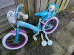 Meisjesfiets frozen II 16 inch, Fietsen en Brommers, Fietsen | Kinderfietsjes, Ophalen, Gebruikt, 16 tot 20 inch, Zijwieltjes