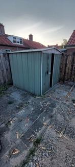 Ijzer tuinhuisje, Tuin en Terras, Bergingen en Tuinkasten, Ophalen, Gebruikt, Metaal