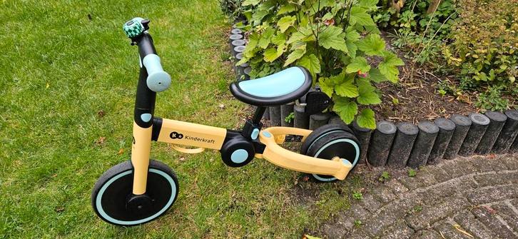 Kinderkraft 3-in-1 Fiets: Loopfiets & Trapfiets!, Kinderen en Baby's, Speelgoed | Buiten | Voertuigen en Loopfietsen, Gebruikt