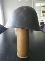 Nederlandse helm m40C op naam, Ophalen of Verzenden, Overige soorten, Nederland, Helm of Baret
