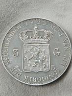 Zeldzame 3 gulden 1823 zilver, Postzegels en Munten, Munten | Amerika, Ophalen of Verzenden, Midden-Amerika