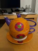 Thea for one theepot oranje/paars NOG NIEUW!, Overige typen, Nieuw, Ophalen of Verzenden, Overige stijlen
