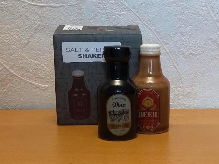 Bierflesjes peper en zoutstelletje, Verzamelen, Biermerken, Overige merken, Ophalen of Verzenden