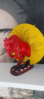 Red Bull stier plus 4 f1 auto's max verstappen, Ophalen, Bburago