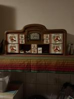 Vintage Kruidenkast met keramische lades, Huis en Inrichting, Minder dan 50 cm, Gebruikt, Ophalen of Verzenden, Minder dan 25 cm