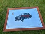 spiegel rolls royce  1930, Ophalen of Verzenden, Zo goed als nieuw, Reclamebord