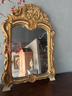 "HENDRICKX " Franse Wandspiegel Gips en Hout., Ophalen, Overige vormen, 50 tot 100 cm, Minder dan 100 cm