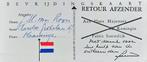 Nederland 1960 Bevrijdingskaart/tekstkaart Koningin Juliana, Postzegels en Munten, Brieven en Enveloppen | Nederland, Verzenden