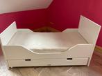 Bopita wit peuter/ kleuter bed met lade, Kinderen en Baby's, Kinderkamer | Bedden, Ophalen, Gebruikt, 70 tot 85 cm, 140 tot 160 cm