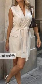 Light Ecru JoshV, Josh V Izabel giletjurk, jurkje in maat XS, Beige, Nieuw, Ophalen of Verzenden, Maat 34 (XS) of kleiner